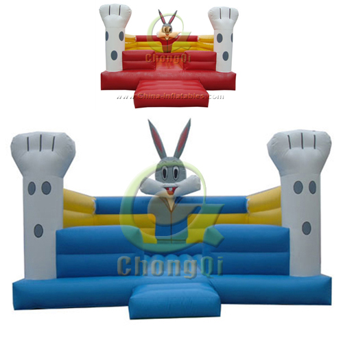 inflatable rabbit bouncy castle